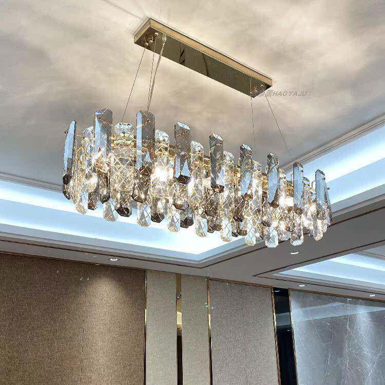 协韵网红吊灯轻奢水晶吊灯奢华现简约主卧室灯大气客厅餐厅灯具