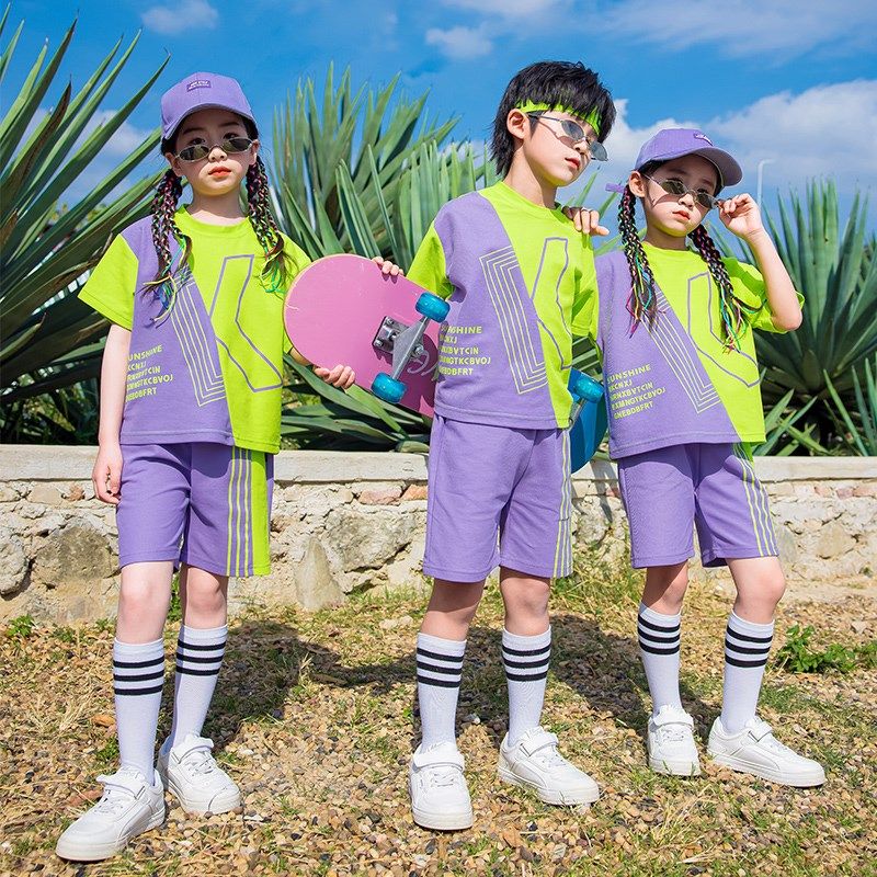幼儿园园服夏季儿童校服套装小学生夏装男女班服英伦学院风毕业照