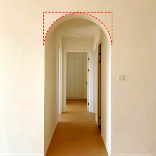 定制半圆弧形门造型垭口门套高密度泡沫拱门梁托过道替Y代石膏阴