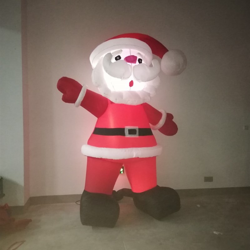 充气拱门圣诞节夜光圣诞老人老头雪人圣J诞树开业庆典布景道具气