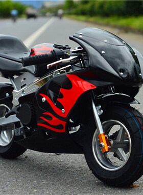 迷你小摩托车跑车小型摩托车49cc趴P赛小型摩托车汽油车