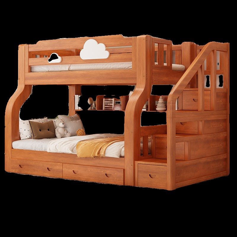 实木床上下床双层床多功能高低床子母床大人两层上下铺木床儿童床,住宅家具,高低/子母床,淘宝优惠券,粉丝福利购,淘宝优惠卷