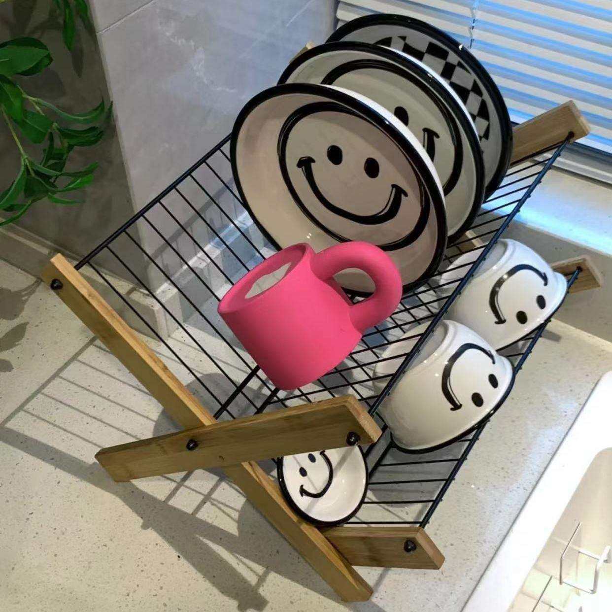 厨房碗筷置物架可折叠收纳架碗碟沥水架台面多功免安装铁其他壁挂,厨房/烹饪用具,抹布架/厨房清洁收纳架,淘宝优惠券,粉丝福利购,淘宝优惠卷