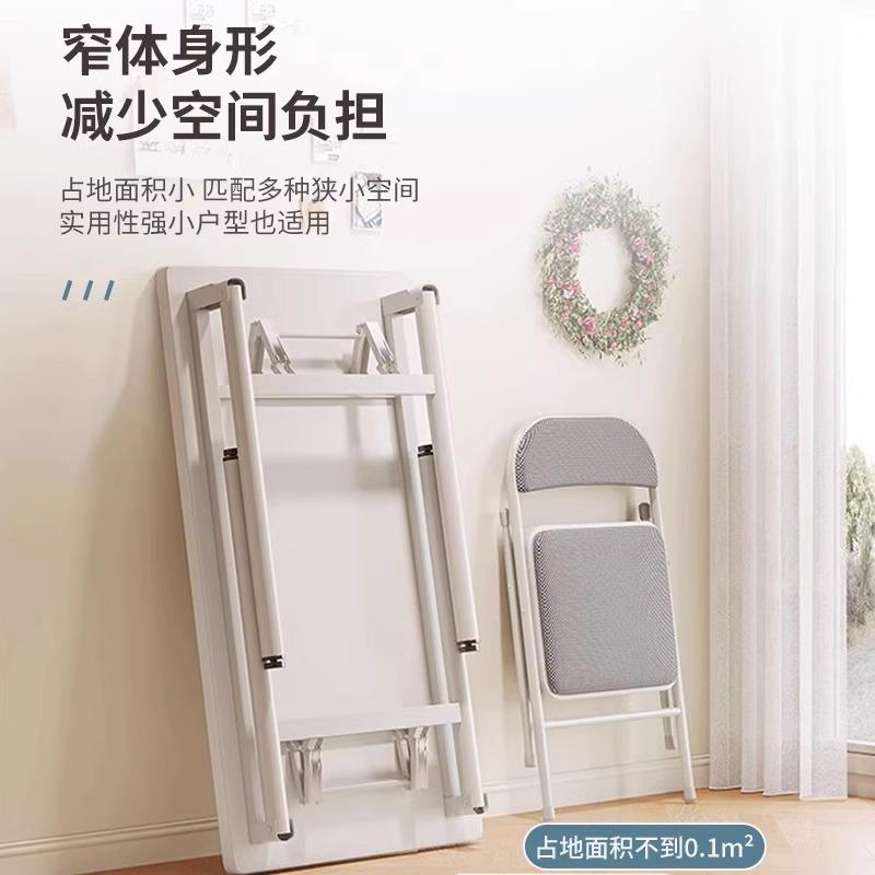 家用台式电脑桌书桌办公桌卧室简易学习写字桌长方形可折叠小桌子