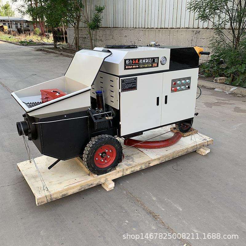 柴油大型液压细石地泵 地暖垫层浇筑泵 大骨料混凝土输送泵厂家