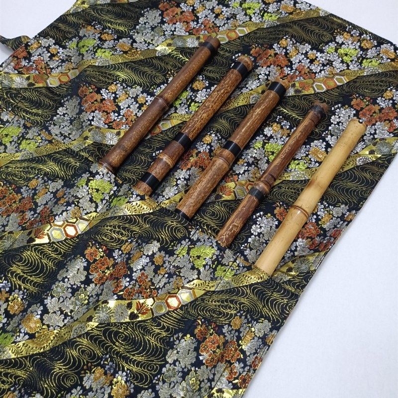 荼蘼 繁樱 多只装双层箫袋竹笛南箫尺八篠笛袋R包可背乐器包可定