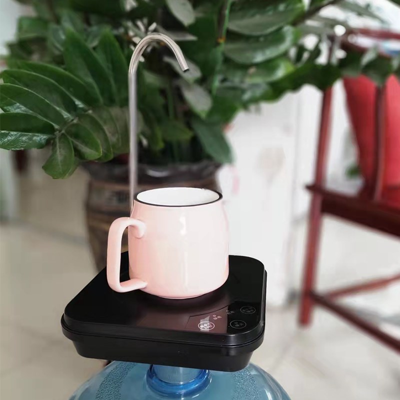 厨房取水器桶装水桶桌两r用饮水器一键出水电动无线抽水可充电续