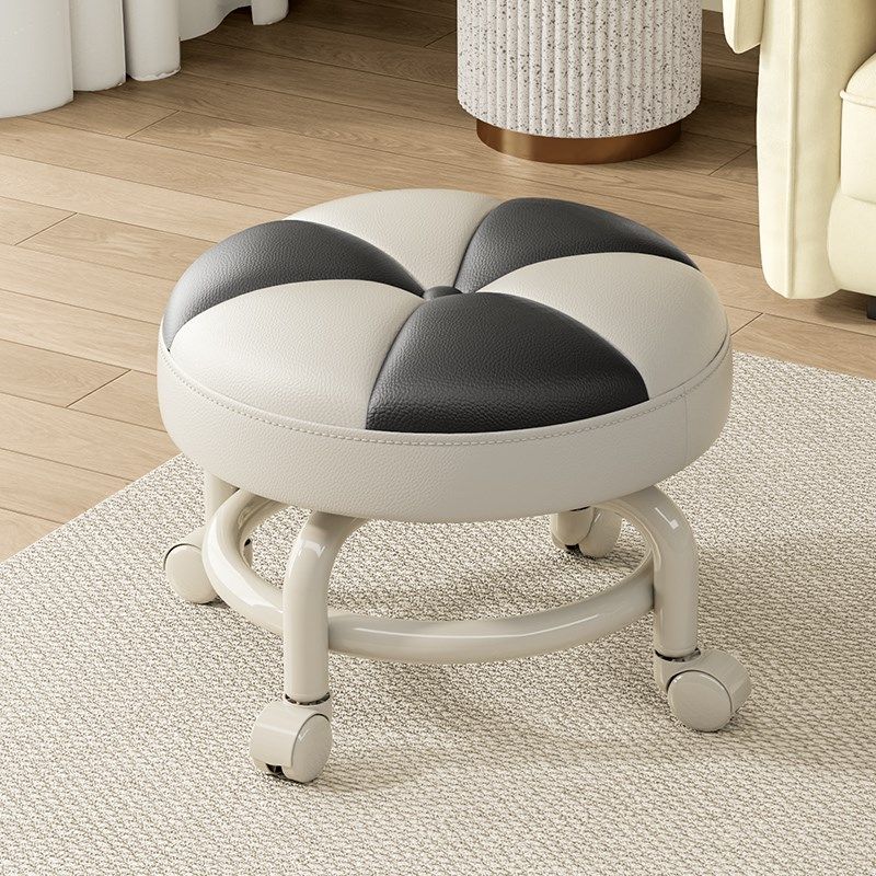 万向轮小凳子滑轮移动凳子客厅成人矮凳门口换鞋凳圆凳带娃小板凳,住宅家具,万向轮凳,淘宝优惠券,粉丝福利购,淘宝优惠卷