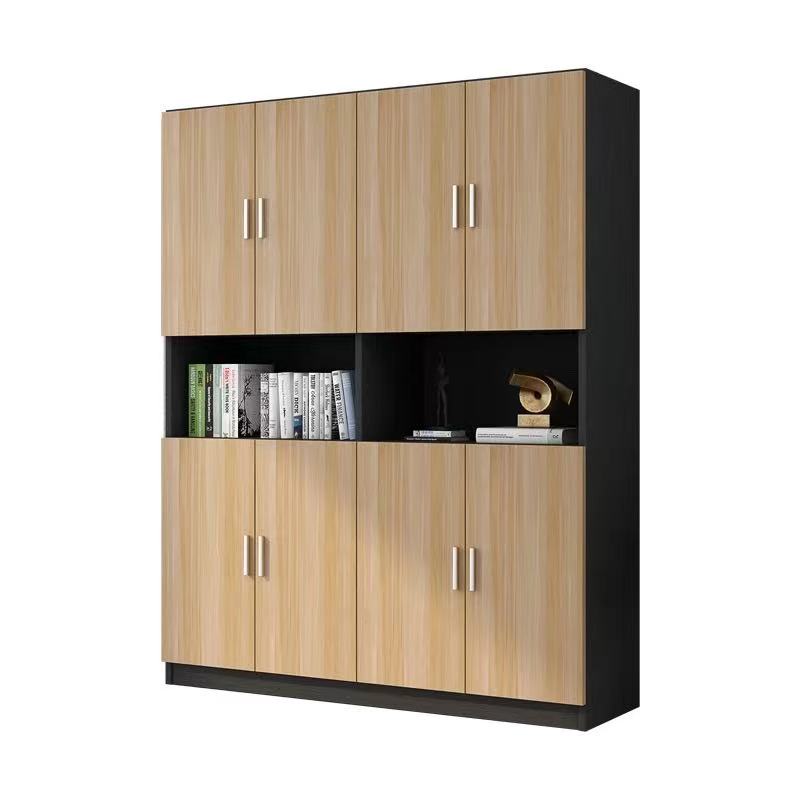 文件柜办公室木质柜子储物柜档案柜资料柜靠墙收纳柜家用书架书柜