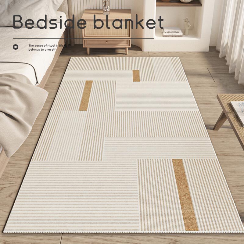 现代简约卧室地毯家用床边毯床尾加厚地垫ins风客厅免洗飘窗地毯,居家布艺,床边毯,淘宝优惠券,粉丝福利购,淘宝优惠卷