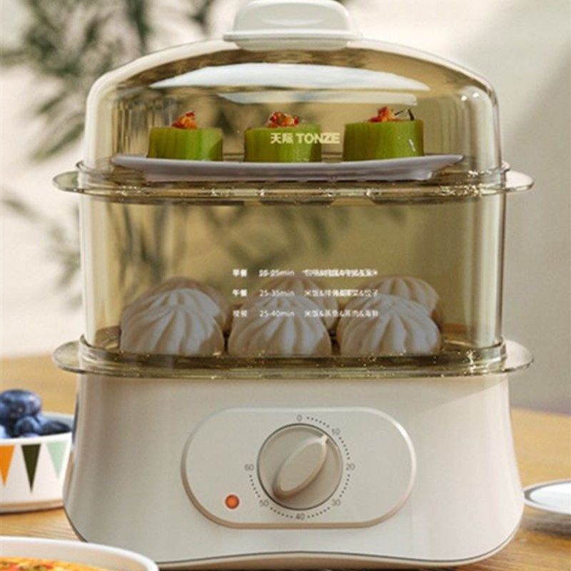 天际电蒸锅迷你蒸蛋器家用多功能煮蛋器煮鸡蛋神器小电Z蒸锅蒸菜