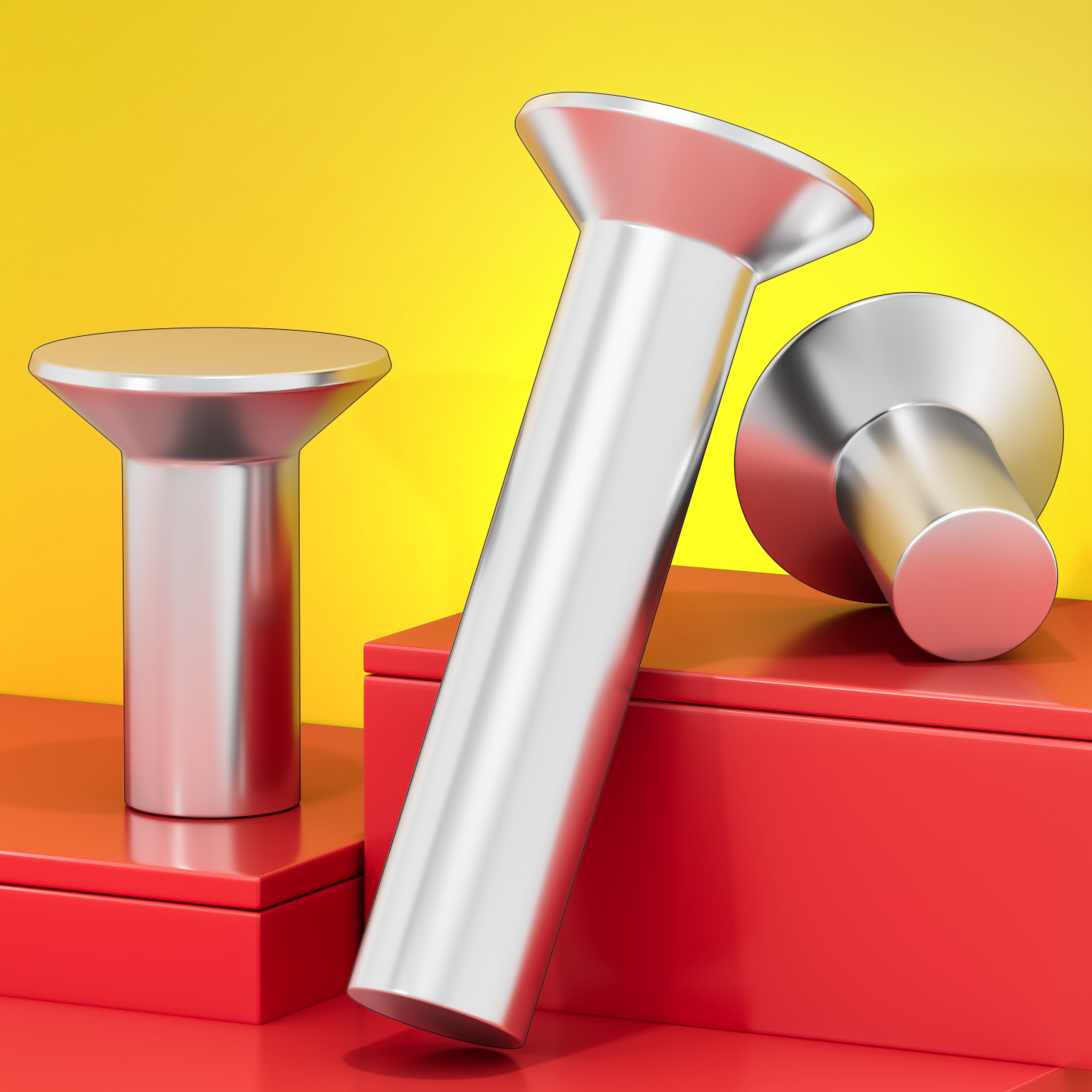 【厂家批发】铝沉头实心铆钉