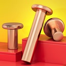 紫铜平头实心铆钉GB109平帽铜钉敲击式 平圆头柳钉Φ1.5M2M3M4M5M8