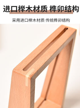 亚克力A4台卡咖啡奶茶店吧台桌面广告菜单价格二维码立牌展示框牌