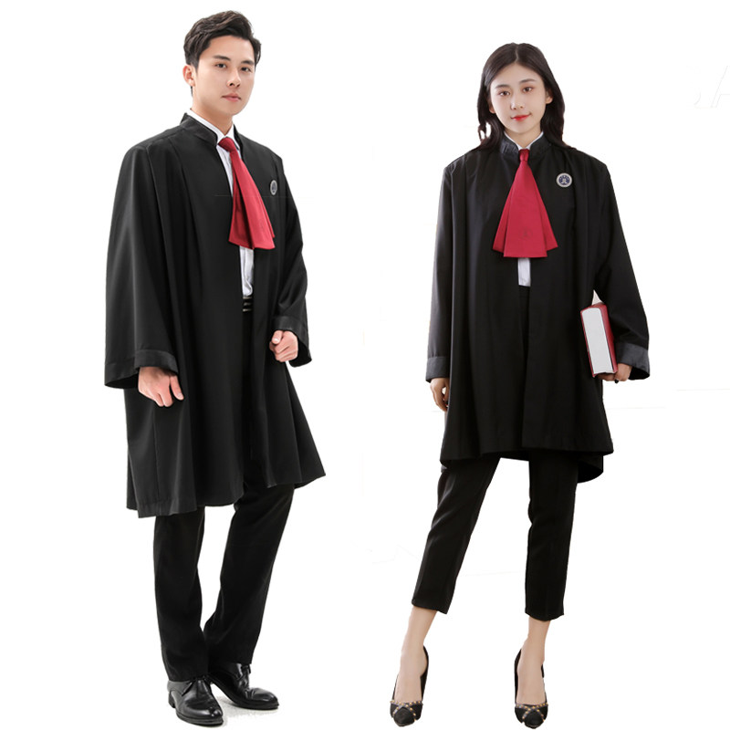 律师袍夏季薄款男女律协服新款律C师职业装法院出庭服标准律师服