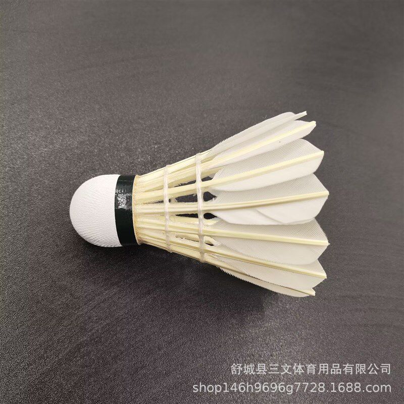 12只装2级鹅毛拉直羽毛球耐打稳定精品