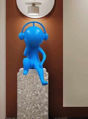 卡通人物公仔样板房装饰品落地雕塑酒店前台大厅楼梯间玄关摆件