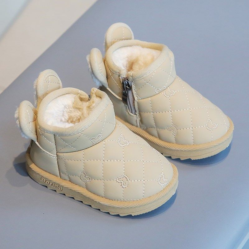 冬季新款宝宝雪地靴加绒加厚男女儿童可爱防滑保暖棉鞋婴幼儿冬鞋,童鞋/婴儿鞋/亲子鞋,雪地靴,淘宝优惠券,粉丝福利购,淘宝优惠卷