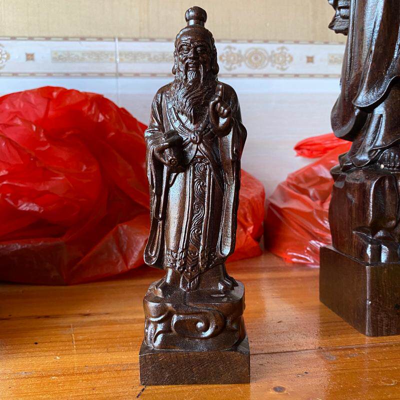 沉香木雕圣人g老子问天雕像实木雕刻家居摆件红木工艺品客厅装饰