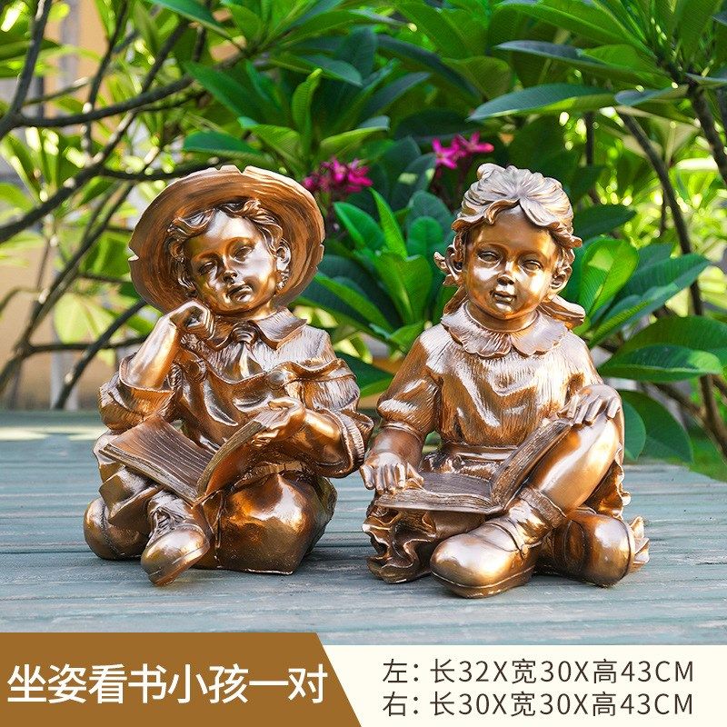 名用 天使女孩摆件酒店花园庭院欧式流水喷泉装饰人物落地大雕塑