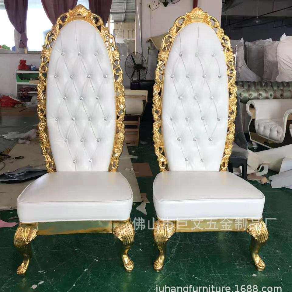 厂家直销婚礼高背椅酒店咖啡厅摄影棚多场景装饰椅活动现场布置批