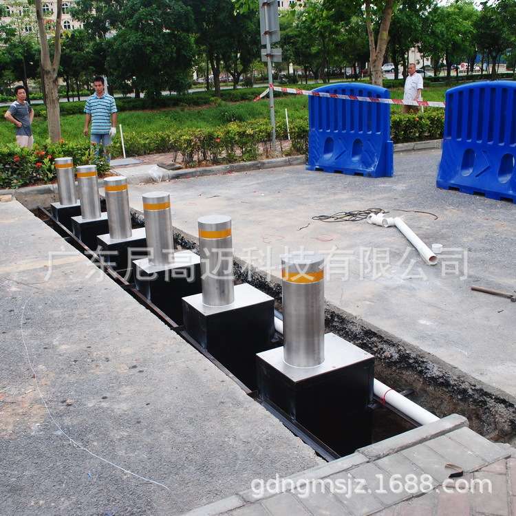 升降柱 上海步行街防护升降柱 自动升降防护路柱 步行街升降柱