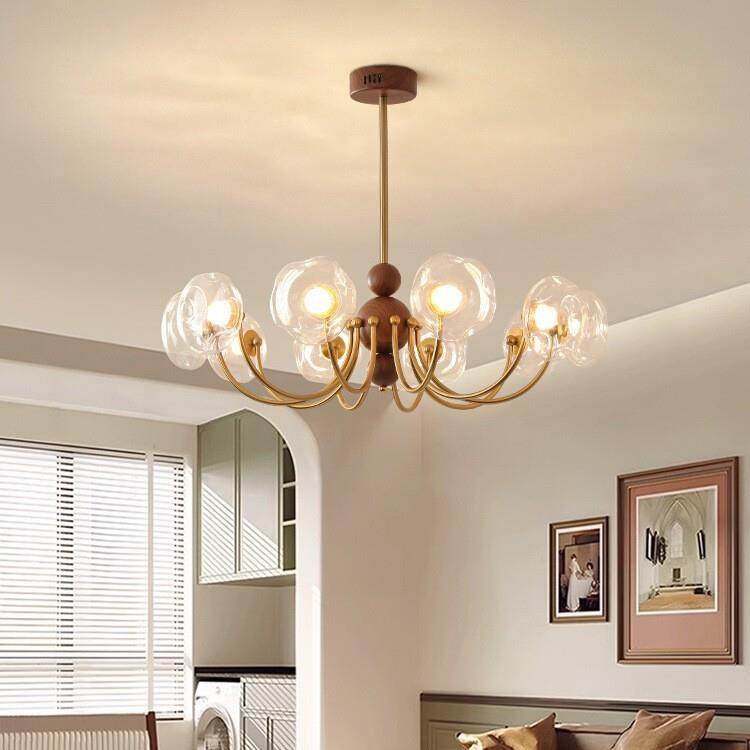 法式中古风客厅吊灯新中式魔豆玻璃灯罩美式复古全光谱装饰灯,电子元器件市场,其它元器件,淘宝优惠券,粉丝福利购,淘宝优惠卷