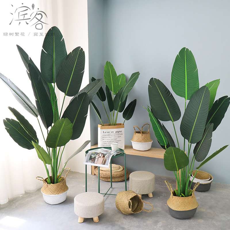 假树发财树仿真植物大型落地盆栽树塑料假花客厅室内花装饰假绿植