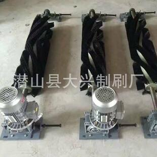毛刷厂家生产电动辊刷 清扫除尘刷 工厂无动力毛刷清扫器 可定