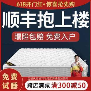 山羊-波士顿席梦思弹簧床垫软垫家用秋冬椰棕硬垫卧室巾帼海马官