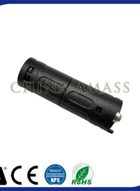 AMASS新品直流插头迭代LCA50PB大电流单pin焊板连接器