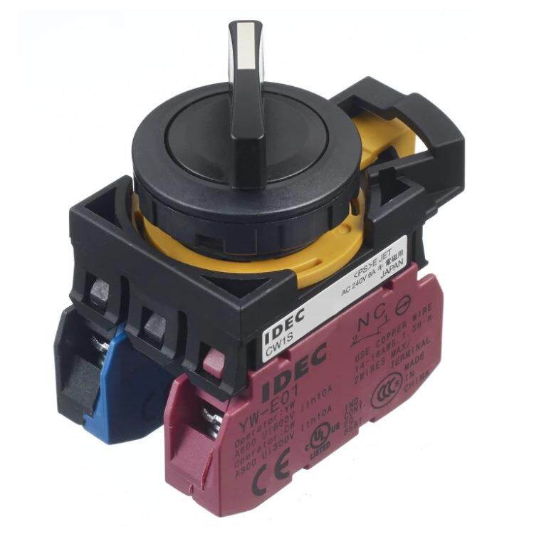 Idec和泉自动复位旋钮开关CW1S-21E10选择开关