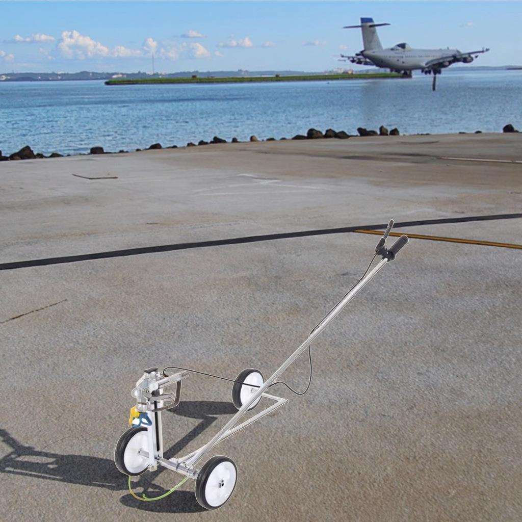 电动高压无气喷涂机道路划线车冷喷马路划线机汽油机车库路面划线