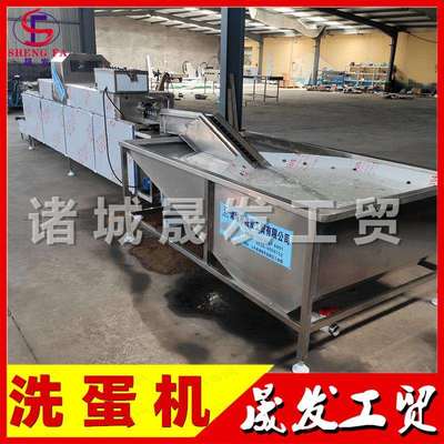 晟发牌做蛋品成套设备 时产15000枚洗蛋机 麻酱蛋清洗机厂家