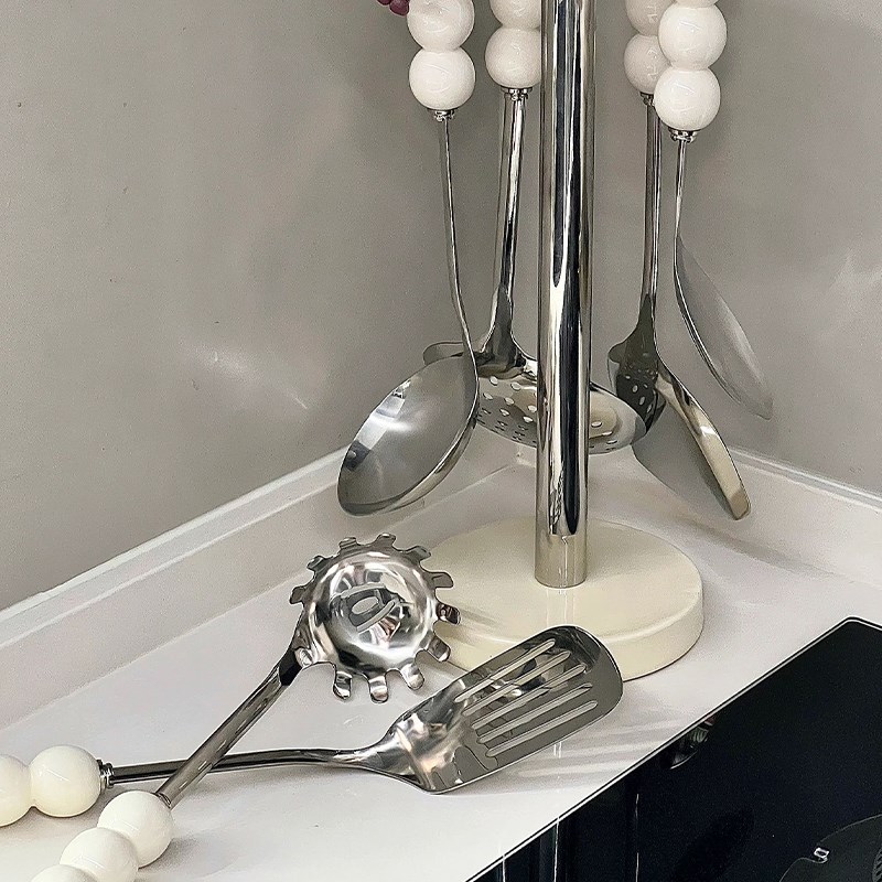 不锈钢锅铲家用高颜值厨具套装铲勺汤勺厨房不粘锅漏勺捞勺饭勺子