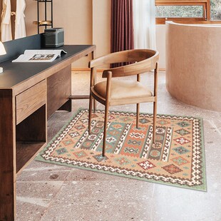 正方形地毯椅子垫毯书房桌椅地毯转椅F学生写字椅子地垫电脑椅地