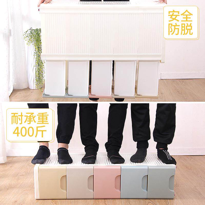 爆款!18/26宽夹缝抽屉式收纳柜子储物卫生间多层塑料整理收纳架