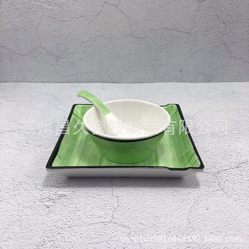 包邮炉鱼炉诱烤鱼饭店摆台餐具四件套a5仿瓷密胺餐具耐摔外婆家