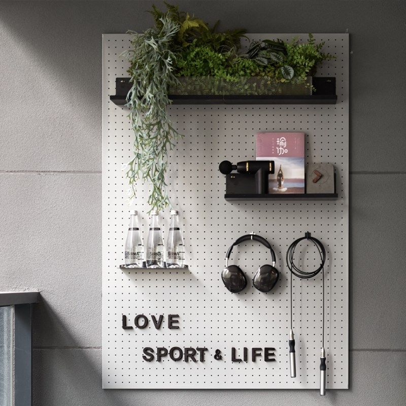 洞洞板收纳架体育家具用品整理架多动能立式上墙免打孔储物置物架,收纳整理,整理架/置物架/收纳架,淘宝优惠券,粉丝福利购,淘宝优惠卷