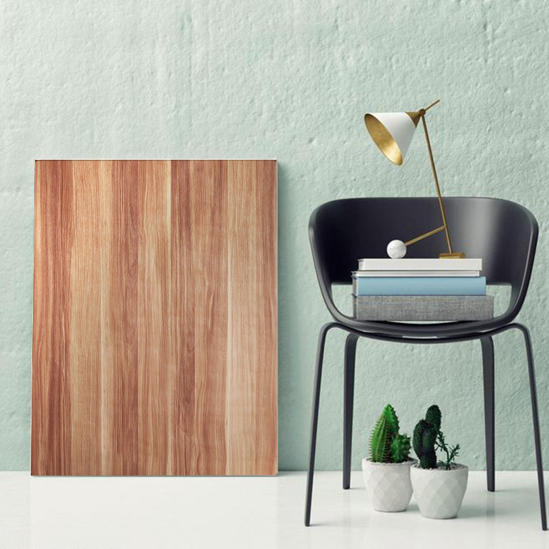 家具衣柜贴纸翻j新防潮壁纸木纹墙纸自粘墙贴仿木装饰卧室柜子防