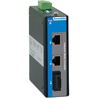 IMC100-2T1F-P220 三旺 2路电口转一路光兼容IMC102B-1F 3onedata