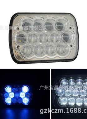 适用5X7寸吉普牧马人方灯 65W5D改装车LED前大灯 越野车卡车大灯