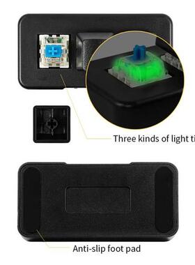 1套 颜色：黑色 材质：ABS MK321G(有线+2.4G无线)版 mini小键盘