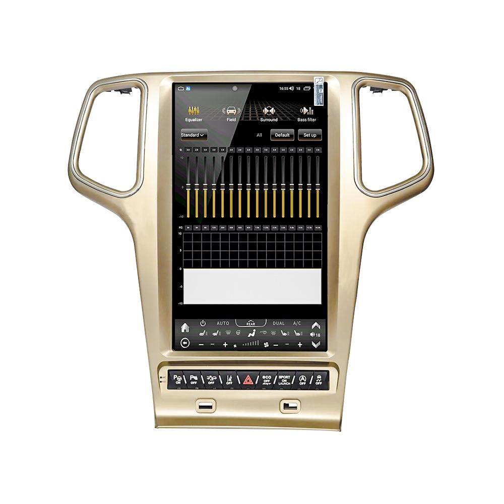 适用10-21吉普大切诺基13.6英寸中控安卓大竖屏导航仪内置360全景