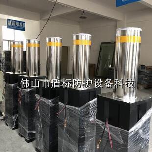 智能遥控停车桩市场进出口拦截车辆伸缩柱浅埋式液压升降防撞路障