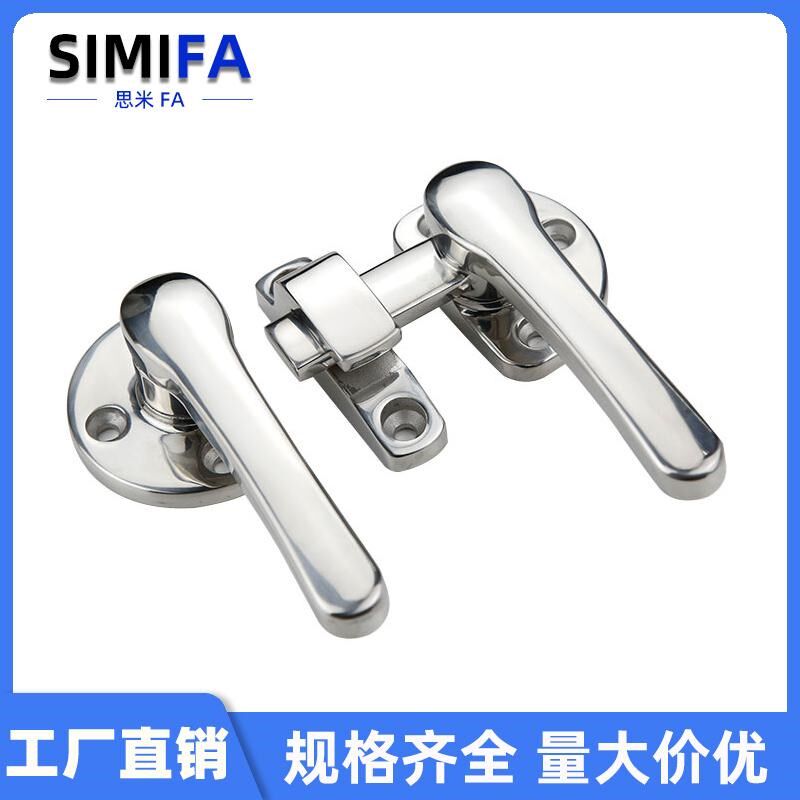重型门把手不锈钢3m04密封锁力度可调节工业门锁内外双开旋转拉手