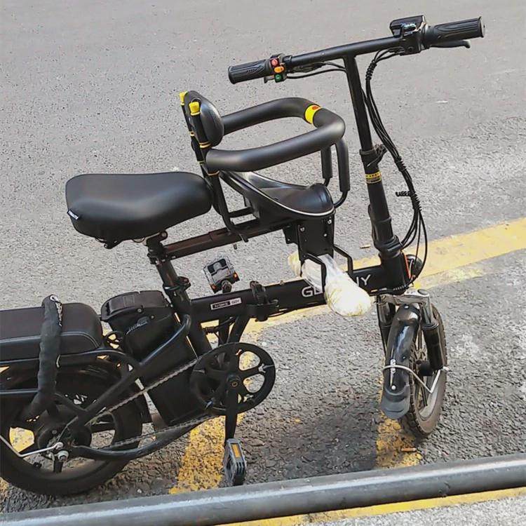 电单车宝宝座椅折叠电动车儿童安全坐凳代驾电车椅V子电自行车坐
