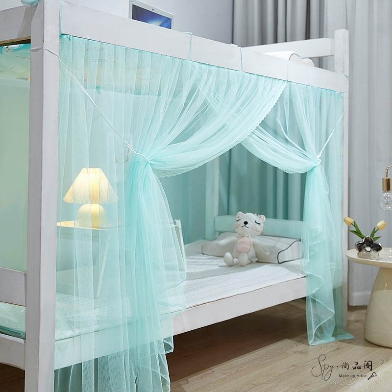 学生宿舍公主新款蚊帐上下铺加密寝室单人床家用老式子母床蚊帐,床上用品,蚊帐,淘宝优惠券,粉丝福利购,淘宝优惠卷