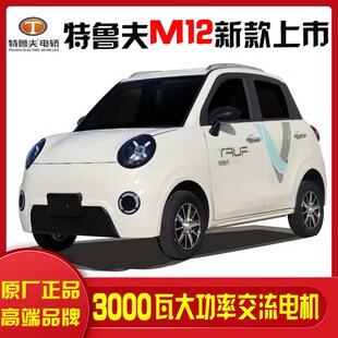 特鲁夫M12电动四轮车老年代步车电轿接送孩子老头U乐成人女士小车