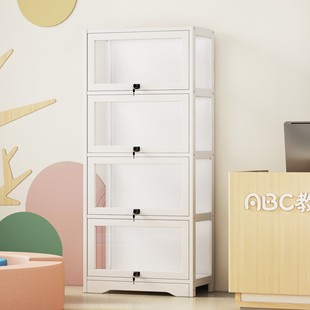 玻璃展示柜带锁礼品陈列架奖杯积分兑换亚克O力柜子产品摆放货架